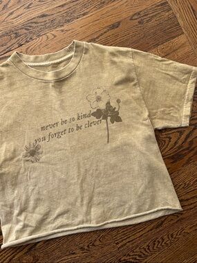 Taylor Swift Official Merch Marjorie Tan Graphic Tee Never Be So Kind M